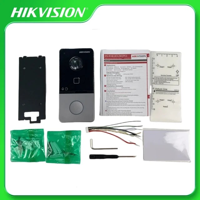 Hikvision DS-KIS603-P (C) Video Intercom Kit DS-KV6113-WPE1(C) DS-KH6320-WTE1 IP Video Intercom Kit for Villa or House 4