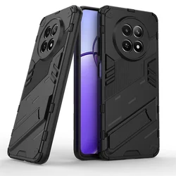 Anti - Shock Rugged Armor Case with Stand - Realme12 Pro Plus (Black)