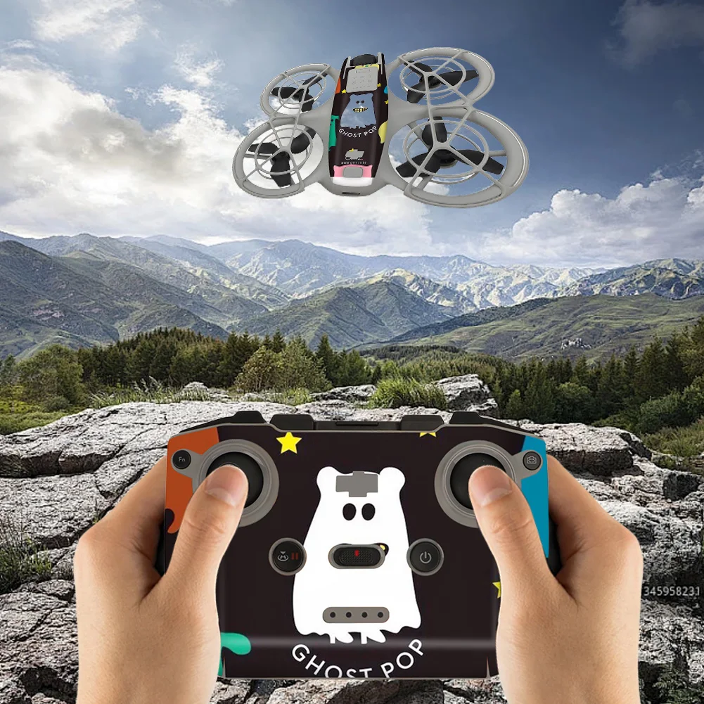 for Dji Neo Pvc Stickers Colorful Decorative Sticker Combo Protective Film Anti-Scratch Cool Skin for Dji Rc N3 Accessoriess