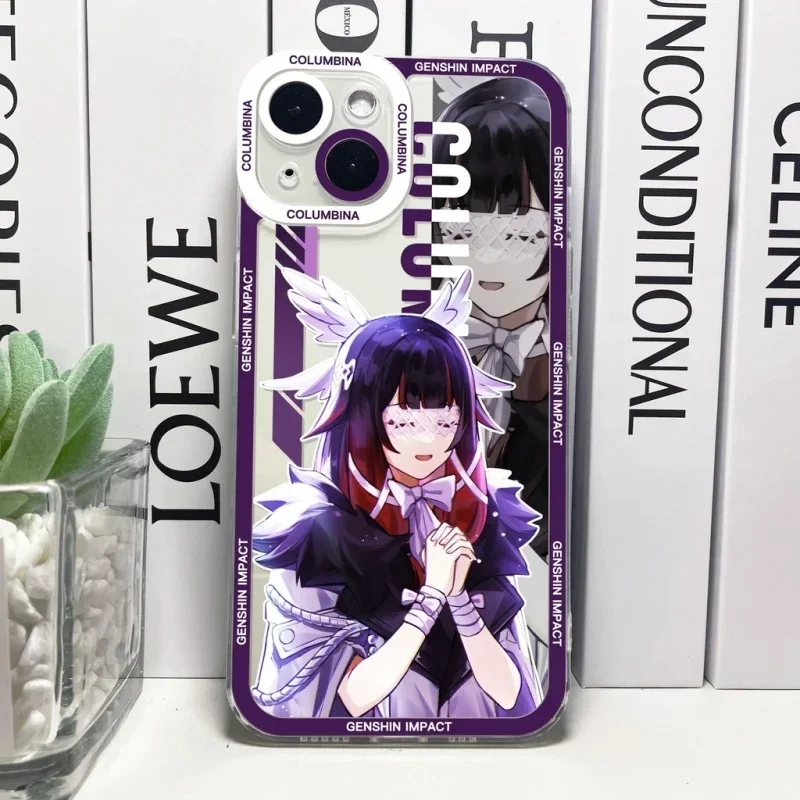 Columbina Soft Clear TPU Phone Case - Stylish Protective Cover