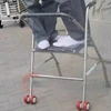 Foldable Cane Chair for Elders - Four-Legged Walking Stick with Wheels, Portable Outdoor Seat, Elderly Rest Solution 5