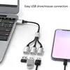 28/30cm USB Splitter Cable USB Male to 3/2 USB 2.0 Female Extension Cord ,USB Port Hub Data Power Split Adapter 4
