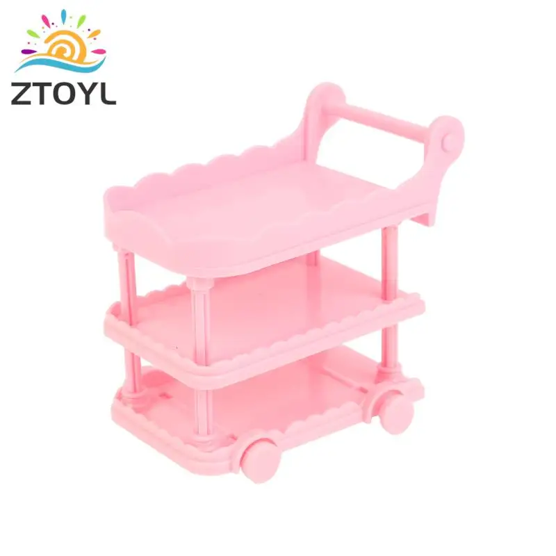 1:12 인형 집 미니어처 다이닝 카 트롤리 모델, 거실 장면 장식 장난감, 인형 집 액세서리, 1PC