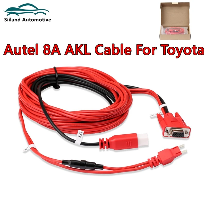 Autel Toyota 8A Cavo Akl Chiave Non Intelligente Tutti I Tasti Adattatore Perso Funzionano Con L'Accessorio Im508/ Im608/ Apb112 E G-Box3 Autel Diagno