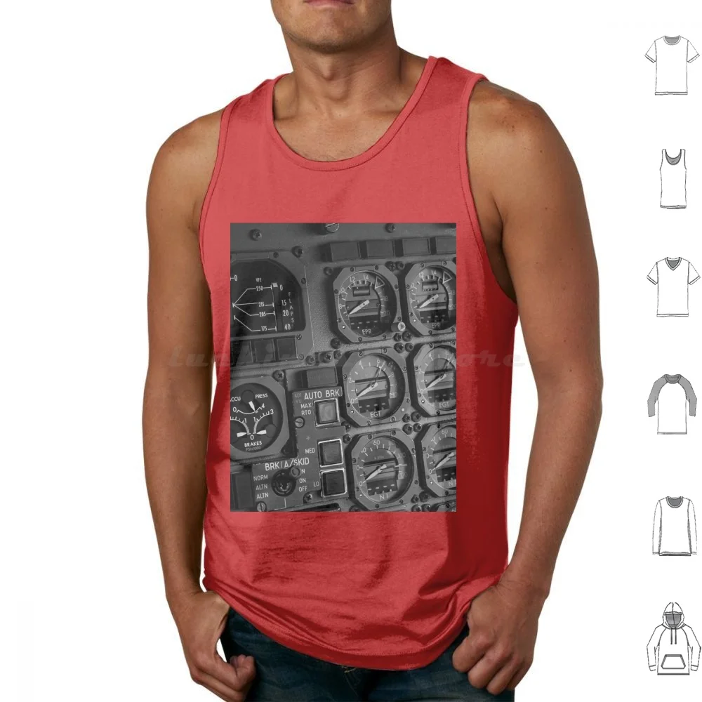 Cockpit Plane Canotte Gilet Senza Maniche Cockpit Plane Just Planes Cockpit View Boeing 747 Cockpit View Landing