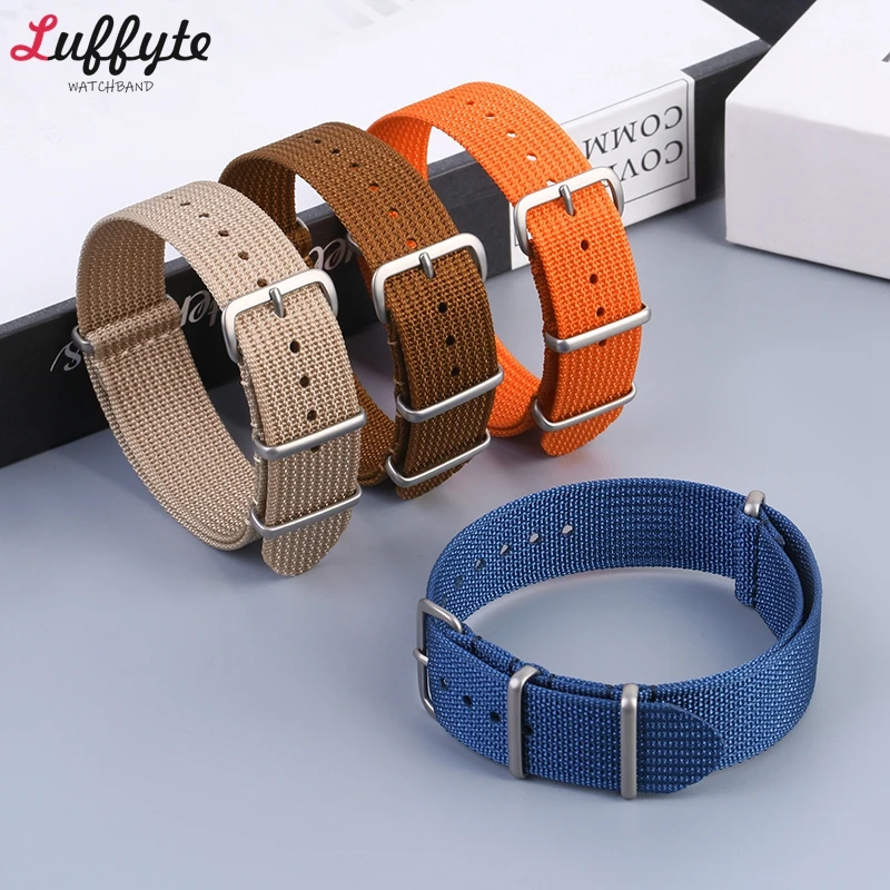 Comfortable Nylon Military Watch Straps for Men and Women