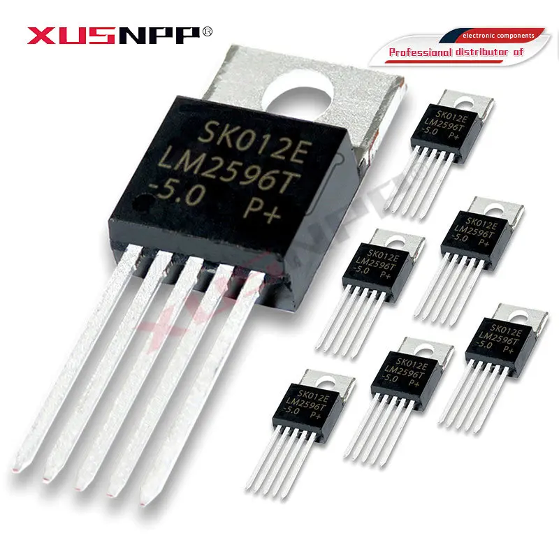 10 Pz Lm2596T-5.0 To220-5 Lm2596T To-220 Lm2596-5.0 Lm2596T-3.3 Lm2596-3.3 Lm2596T-12 Lm2596-12 Lm2596T-Adj Lm2596-Adj Lm2596T-5