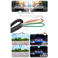 AHD 1080P caméra de recul de voiture Vision nocturne recul Parking automatique IP68 étanche CCD moniteur de sauvegarde automatique Image HD 170 degrés 2