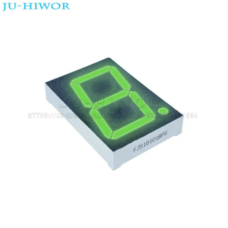 10pcs 1.8 Inch 10Pins 1 Digit Bit 7 Segment LED Digital Display Digitron 18101AGG 18101BGG Common Anode Cathode C-C led digital tube display