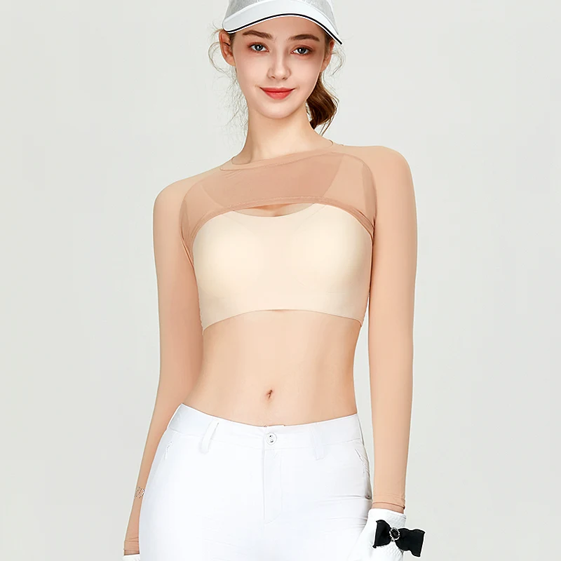 MG Summer Golf Ladies Long-sleeved Cooling Shirts With women golf polo shirt