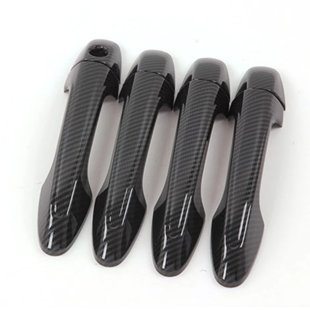 

Carbon Fiber Car Exterior Door Handle Cover Trim Protector for Toyota Vios