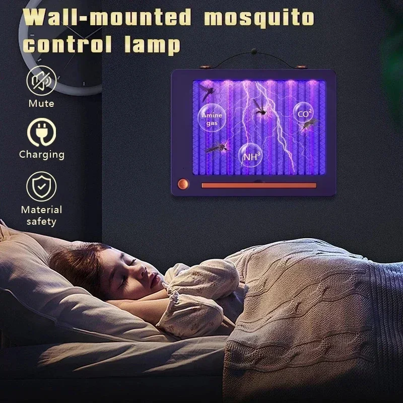 Mosquito Killer Lamp Repellente Per Zanzare Usb Ricaricabile Outdoor Home Electric Insect Catcher