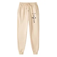 New Hot-selling Fleece Trousers  Jack Cactus Letter Printing Men Ladies Men's Jogging Pants Hip-hop Street Pants 2