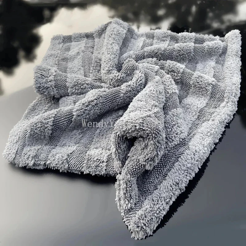 1pc Lucullan Hybird Twist Loop 70/30 Blend 900GSM Microfiber Drying Towel