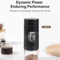 2024 New Portable Electric Coffee Grinder 38 Gears Adjustment Ceramic Filter Long Battery Life One-Button Start Bean Grinder 5