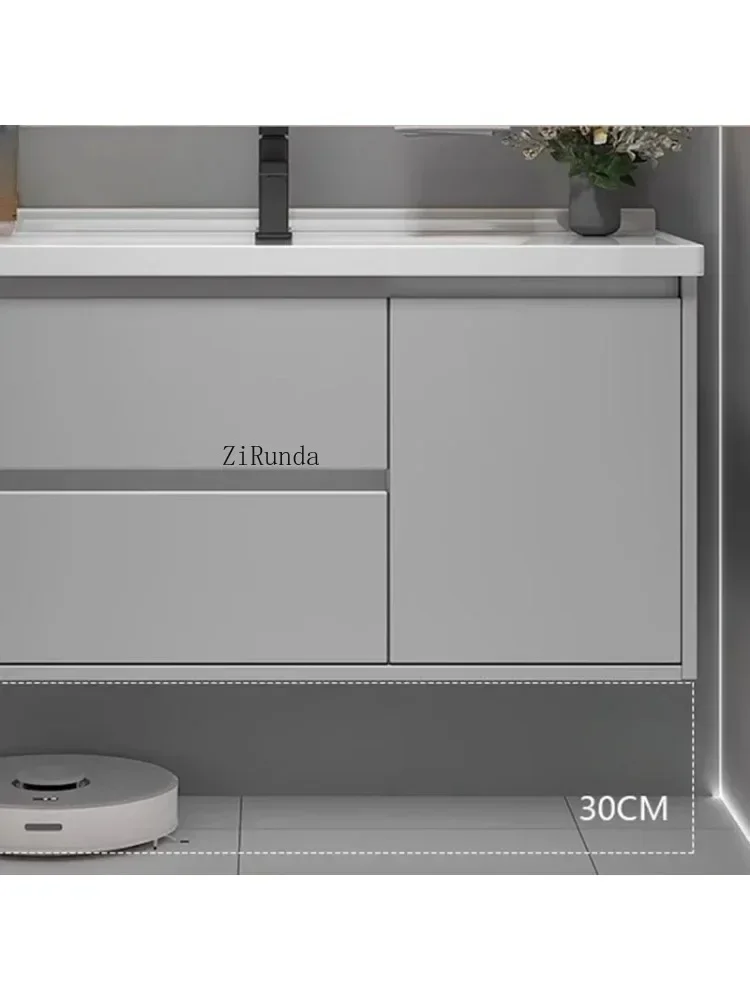 Minimalism Bathroom Cabinets Wall-mounted Fog Removal Smart Mirror Cabinets with Lamp Simple Furniture Arredo Bagno FYBC