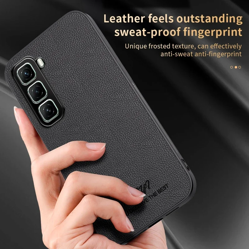 Leather Car Magnet Protective Case - Sleek Skin Feel Cover
