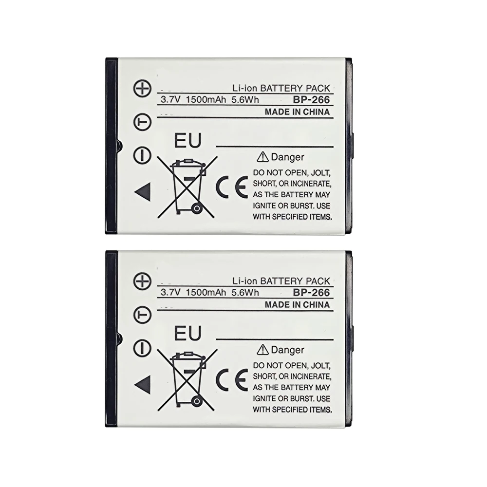 Walkie Talkie BP-266 Battery 1500mAh For ICOM Walkie Talkie IC-M23 IC-M24 Two Way Radios Parts Replacement Power ICM23 ICM24 2
