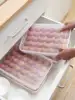 1pc 30 Grid Clear Egg Storage Box, Clear Egg Storage Box Dispenser Plastic Egg Holder For Refrigerator 6