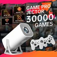 S40MAX Android 11 projecteur de jeu 64GB TF carte contrôleur de jeu sans fil double WIFI 1280*720P projecteur Portable Home cinéma 1