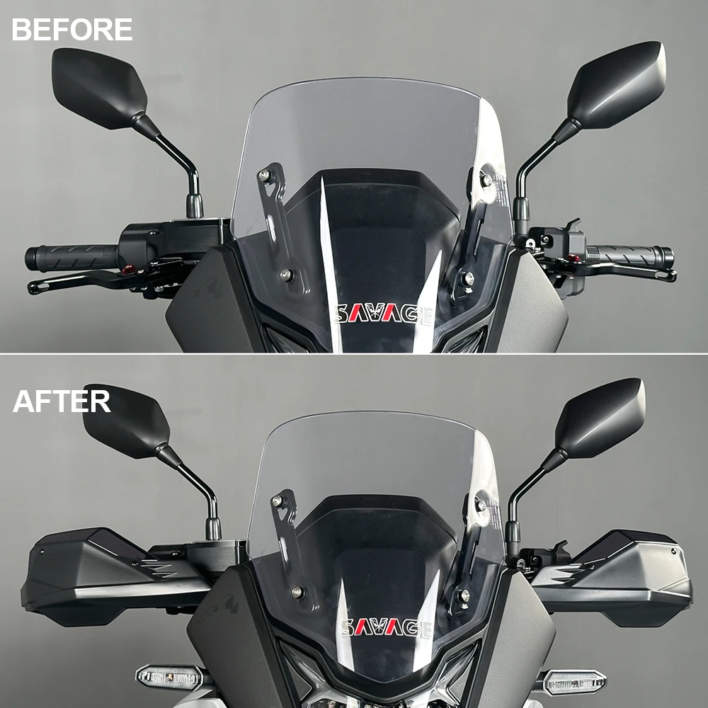 Protège-mains Pour Guidon CB750 Hornet 750 2023-2024 - Couvre Poignée Gauche/droite, Protection Chutes Et Intempéries