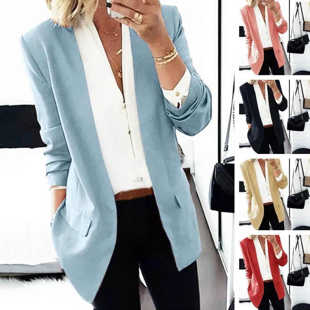 

Women Slim Fit Lady Stylish Women's Mid-length Elegant Ol Style Loose Fit for Business Commute Formal Occasions Spring/fall