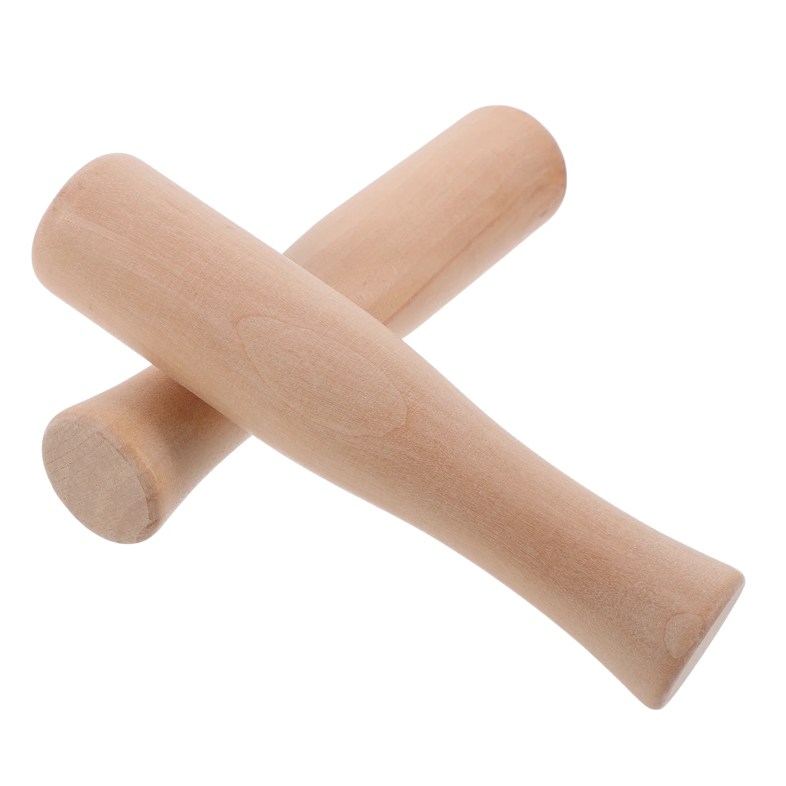 2 pcs Beech Muddler Grinding Stick Tool Food Preparation Utensils Food-fermented Tool Garlic Grinding Rods for Sauerkraut Herbs