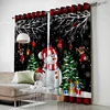 Christmas Window Curtains Decor For Home Bedroom Kitchen Living Room Christmas Ornament Xmas Gifts Navidad Natal New Year 2024 6