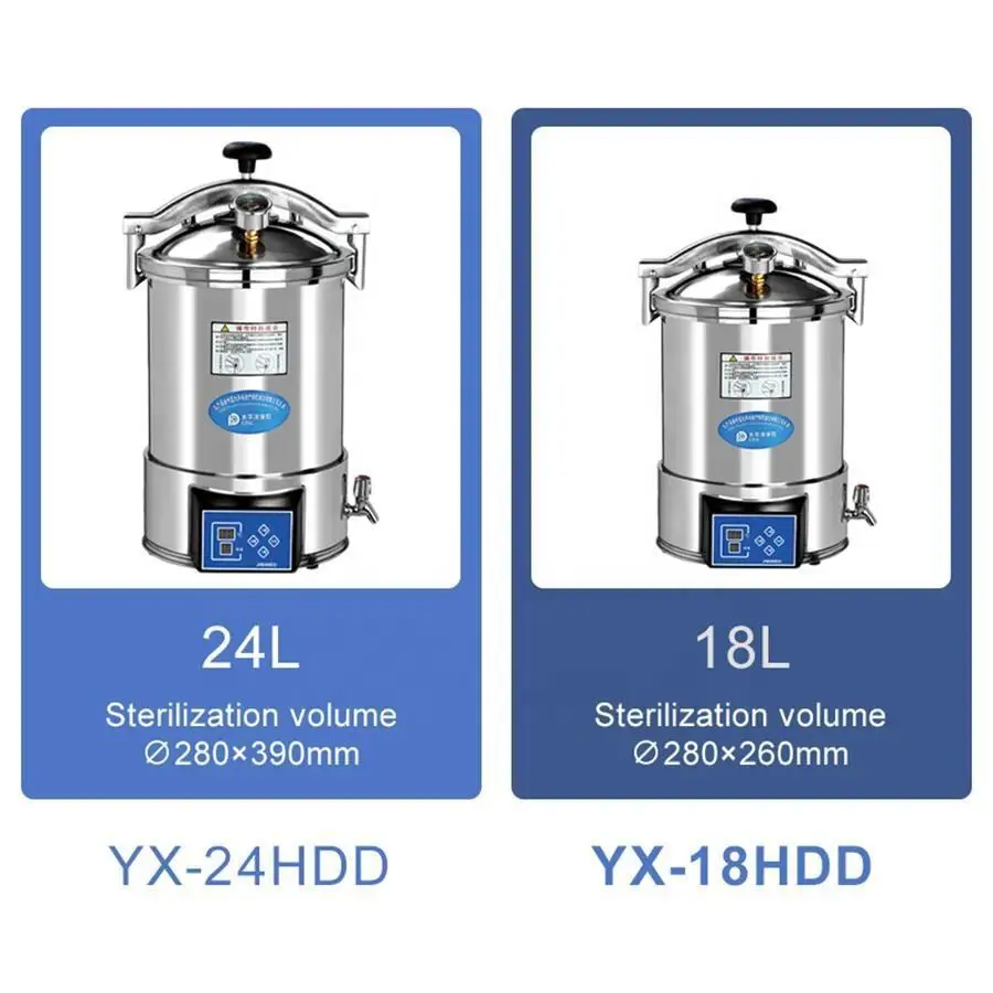 LED 디스플레이 자동화, 18L, 24L, Tragbarer Druck 댐프 멸균 자동