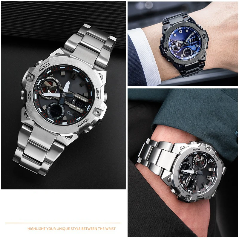 G-Shock GST-B400 メタルバンド G-SHOCK G-STEEL GST-B400BD-1A2JF メンズ ソーラー Bluetooth