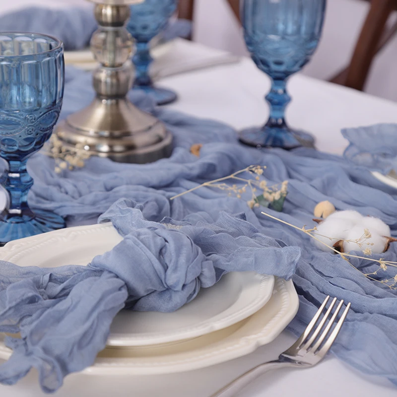 Gauze Cheesecloth Napkins 19.7 x 19.7 Inch Dinner Cloth Napkins cotton napkins 6 PCS