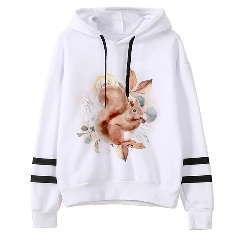 

Squirrel hoodies women harajuku japanese Pullover tracksuit women Kawaii Hood