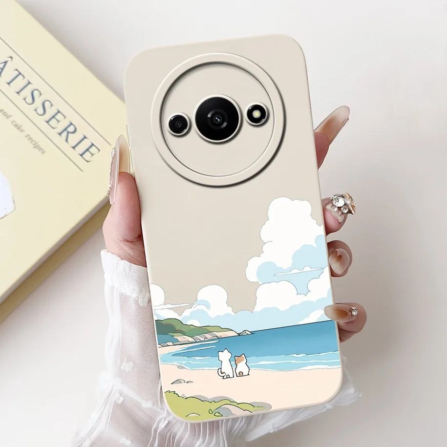 2024 New Fashion Flower Square Silicone Camera Lens Protective Cover