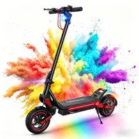 Trottinette électrique ISCOOTER W8 750W, batterie 48V 14Ah, autonomie 30-40 km, pneus pneumatiques tout-terrain 9,3 pouces, double suspension, pliable, pour adultes 3
