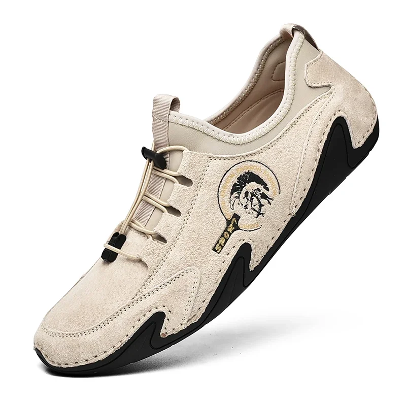 

Men Soft Moccasins High Quality Spring Autumn Genuine Leather Shoes Men Warm Flats Driving Shoes Genuine Leather Luxury Sneakers