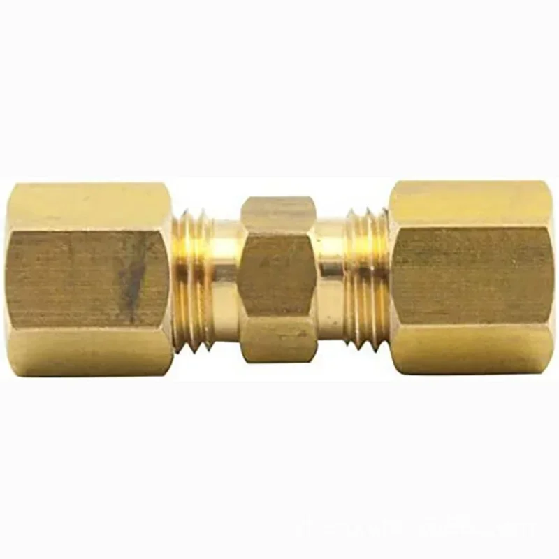 Auto Brake Hose Brass Fittings 3/16" Export Brake Lines Pipe Union Fittings Straight Brass Connector Car Accessories brake oil connector brake adapter car brake pipe repair kit