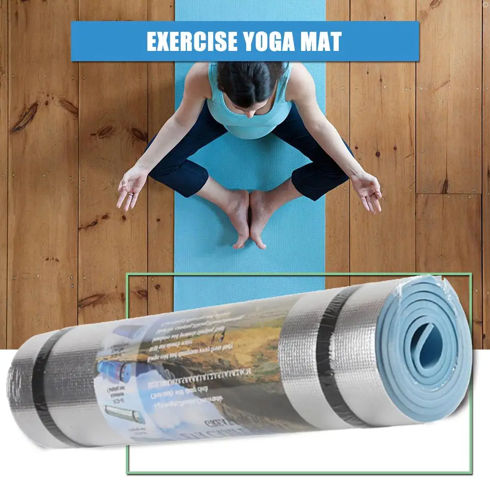 1/2P EVA Yoga Mat Moisture-proof Outdoor Non-Slip Durable Camping 6mm Thick Picnic Mat 1800x500x6mm Exercise Gym Fitness Workout