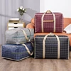Large luggage Bag Large Capacity Woven Bag Multifunctional Luggage Packing Bag Clothing Organizer Zipper Portable Moving Bags 2