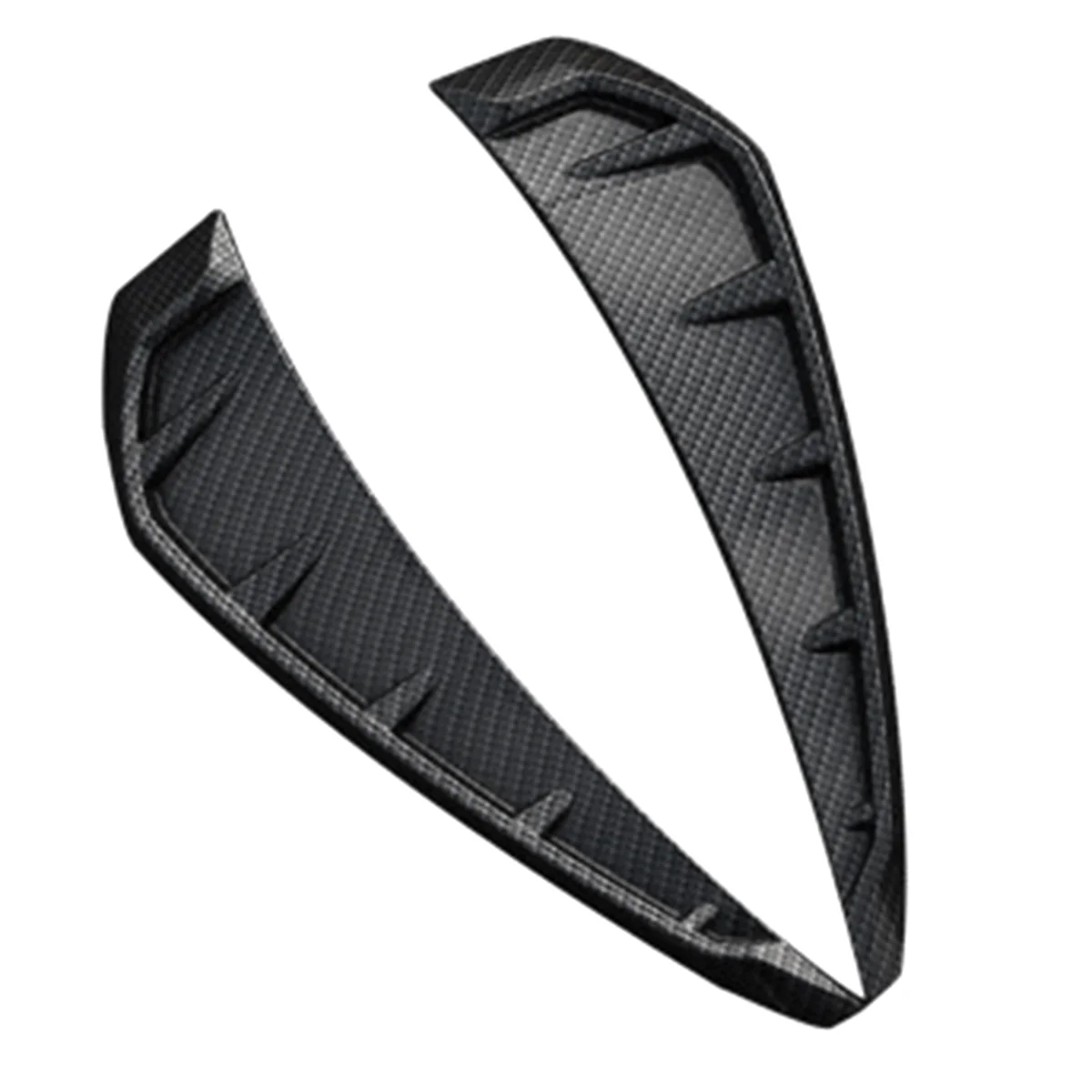 

Carbon Fiber Front Fender Side Spoiler Vent Air Wing Cover Trim for Honda Civic 10Th