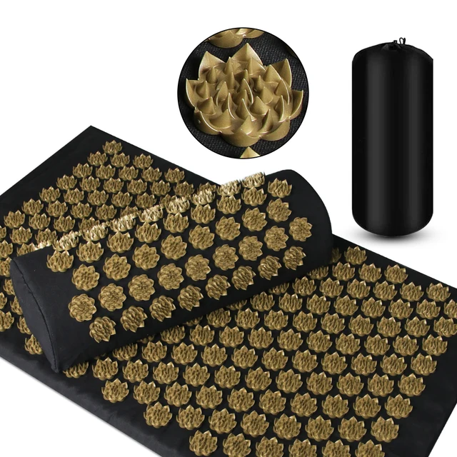 Massage Cushion Yoga Acupressure Mat Acupuncture Massage Mat Relieve Stree Back Body Pain Spike Mat Foot Massager Shakti Mat 4