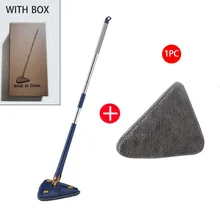  NEW-Multifunction Triangle Squeeze Mop 360° Rotatable Adjustable Floor Cleaning Mop 130CM Home Floor Windows Cleaning Tools 