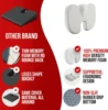 Ergonomic Memory Cotton Office Cushion Hemorrhoid Cushion Chair Cushion Sedentary Artifact Student Ass Cushion 5