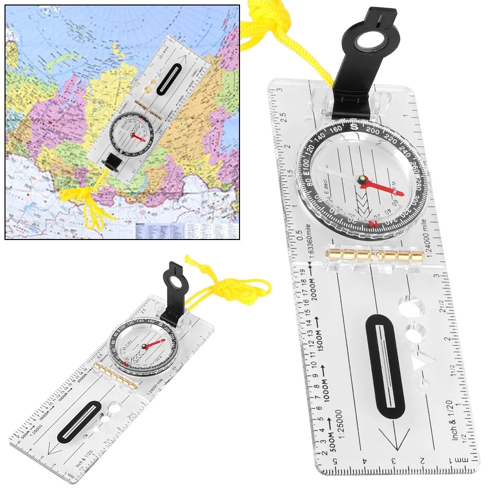Multifunctional Waterproof Compass Ruler