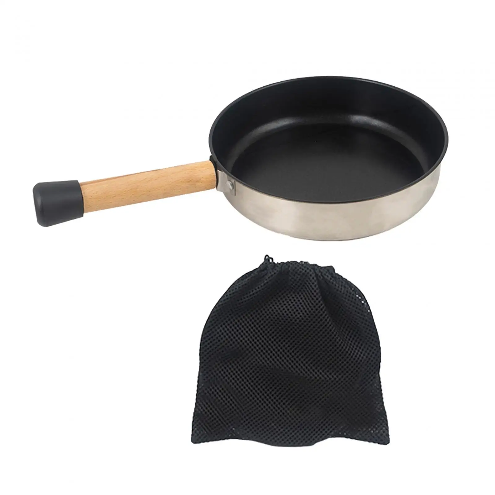 Camping Frying Pan Cooker with Removable Handle for Picnic Camping Fishing