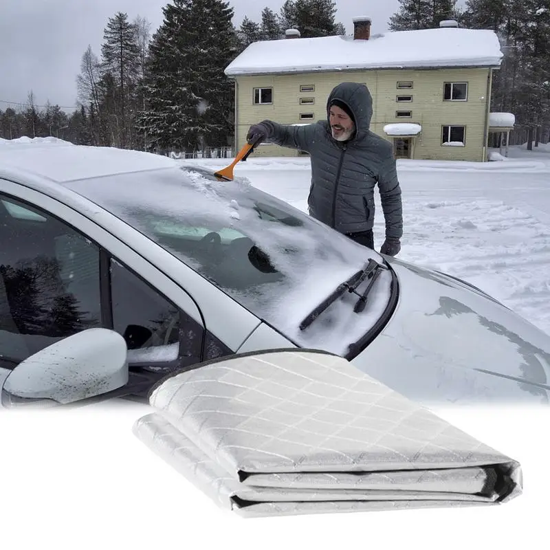 

Автомобильный солнцезащитный козырек для лобового стекла снега льда ультратолстый противоударный козырек для зеркала заднего вида Светоотражающая полоса защита для всех погодных окон