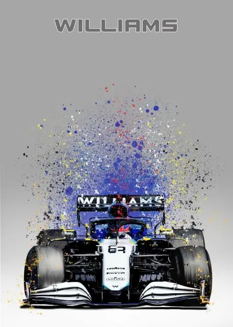 2022 F1 Formula 1 Race Car Poster Wall Art Mclaren Splatter Paint Racing Car Collection Canvas Painting Prints Room Home Decor 