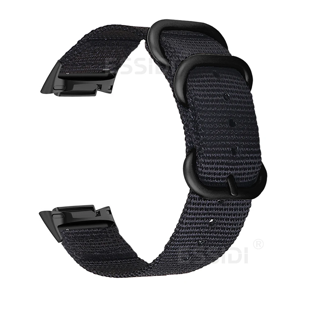 Fitbit Charge 6 5 용 스포츠 나일론 밴드 루프 Fitbit Charge 5 6 스트랩 용 시계 짠 팔찌 손목 교체