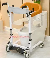 New Product Home Care Commode Toilet Shower Pantient Transfer Chair Moving Wheelchair 1
