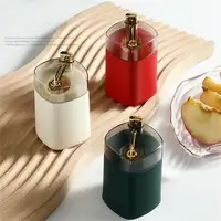 Automatic Pops Up Toothpick Holder Box Portable Toothpick Container Toothpick Dispenser Dining Table Toothpick Storage Boxes 2