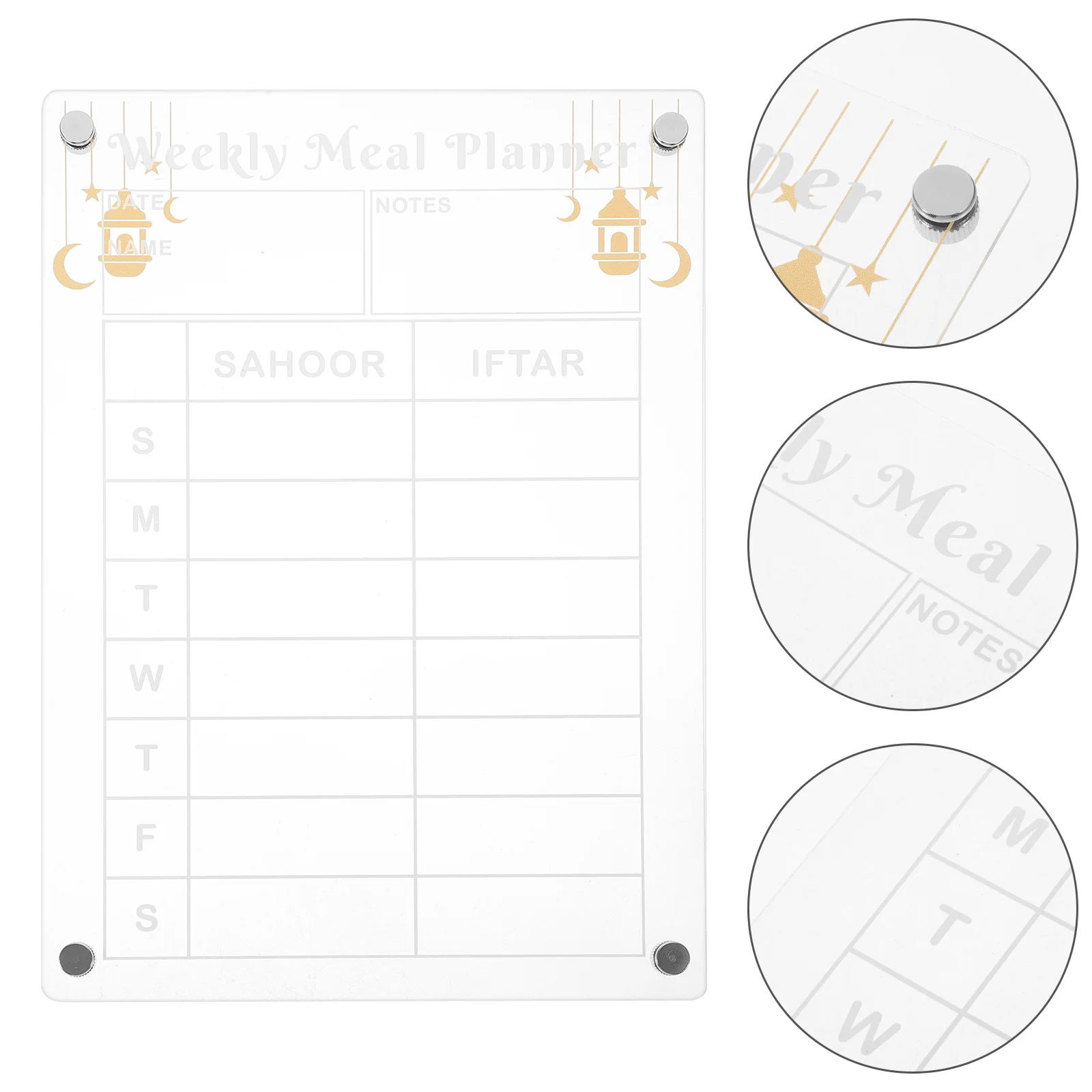 

Multipurpose Menu Board Weekly Menu Board Household Menu Board Magnetic Board